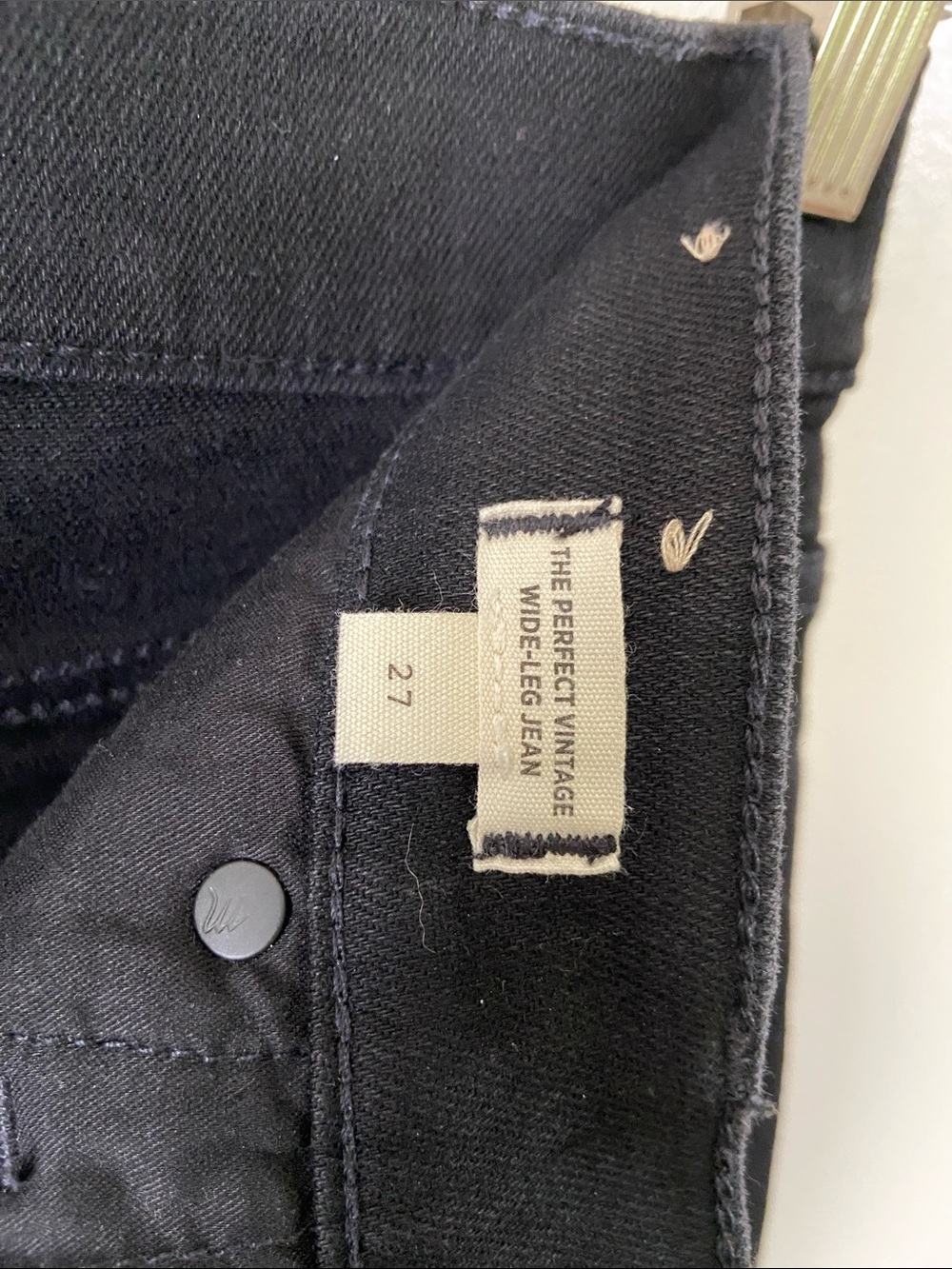 Madewell Perfect Vintage Wide Leg Jeans - Like New - Size 27 - Picture 3 of 8